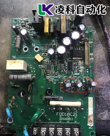 惠丰变频器上电就OC